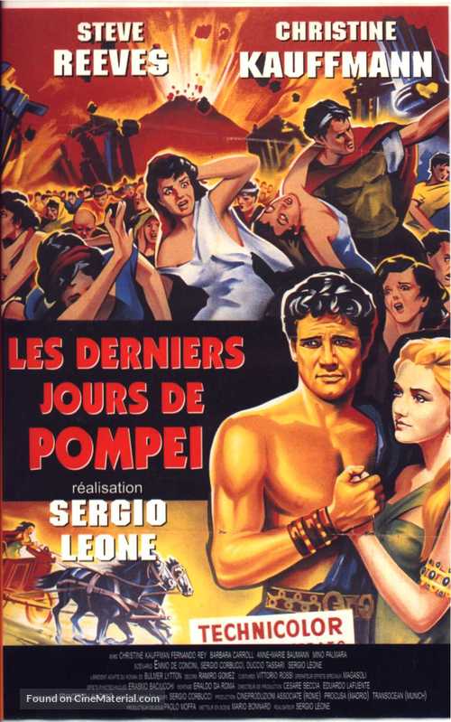 Ultimi giorni di Pompei, Gli - French VHS movie cover