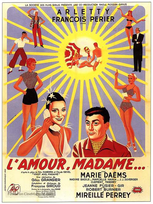 Amour, Madame, L&#039; - French Movie Poster