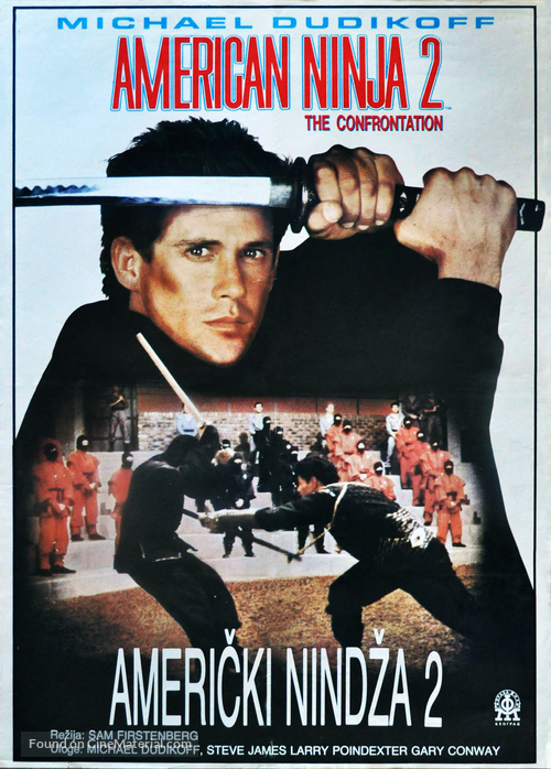 American Ninja 2: The Confrontation - Yugoslav Movie Poster