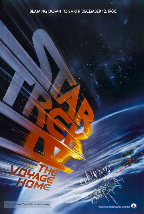 Star Trek: The Voyage Home - Advance movie poster