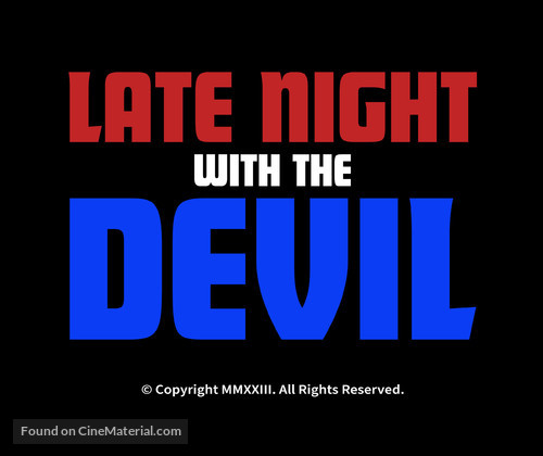 Late Night with the Devil - Australian Logo
