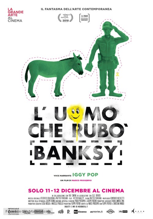 The Man Who Stole Banksy - Italian Movie Poster