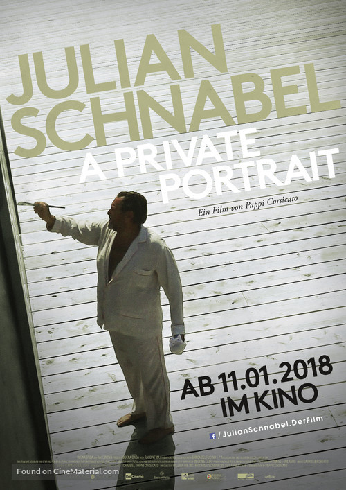 Julian Schnabel: A Private Portrait - German Movie Poster