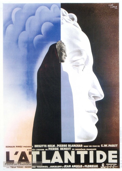 L&#039;Atlantide - French Movie Poster