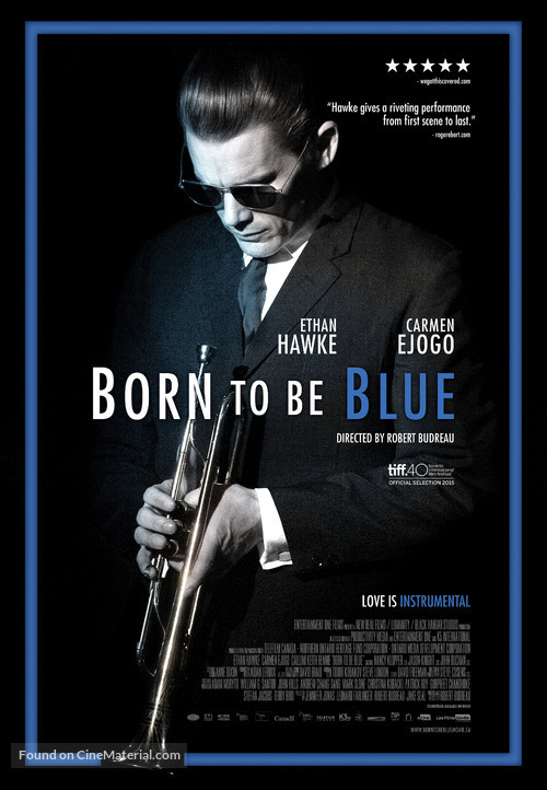 Born to Be Blue - Canadian Movie Poster