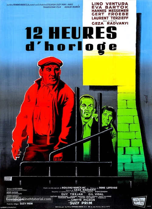 Douze heures d&#039;horloge - French Movie Poster