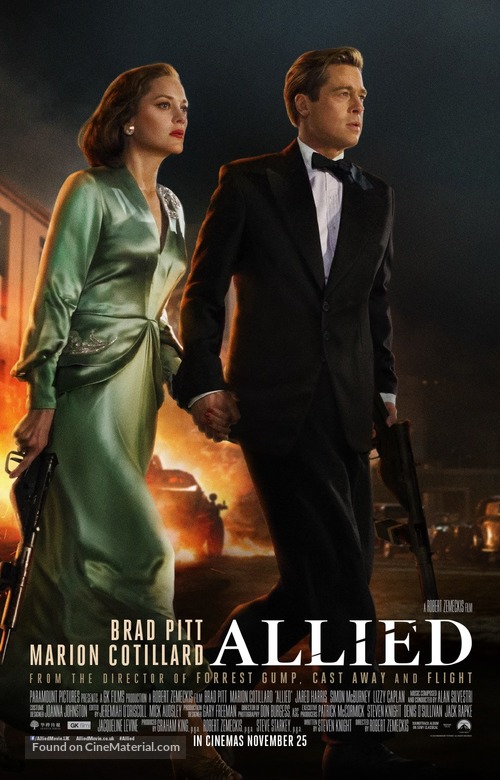 Allied - British Movie Poster