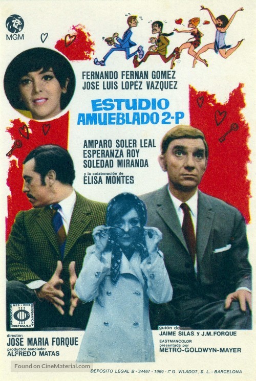 Estudio amueblado 2.P. - Spanish Movie Poster