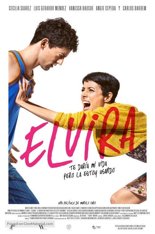 Elvira, te dar&iacute;a mi vida pero la estoy usando - Mexican Movie Poster