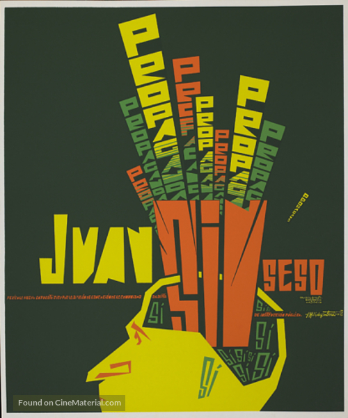 Juan Sin Seso - Puerto Rican Movie Poster