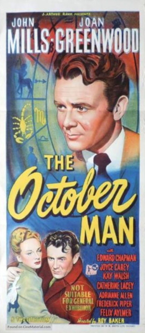 The October Man - Australian Movie Poster