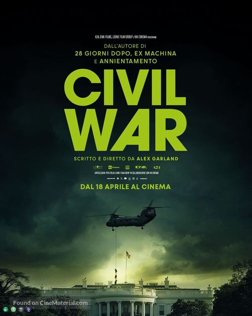 Civil War - Italian Movie Poster