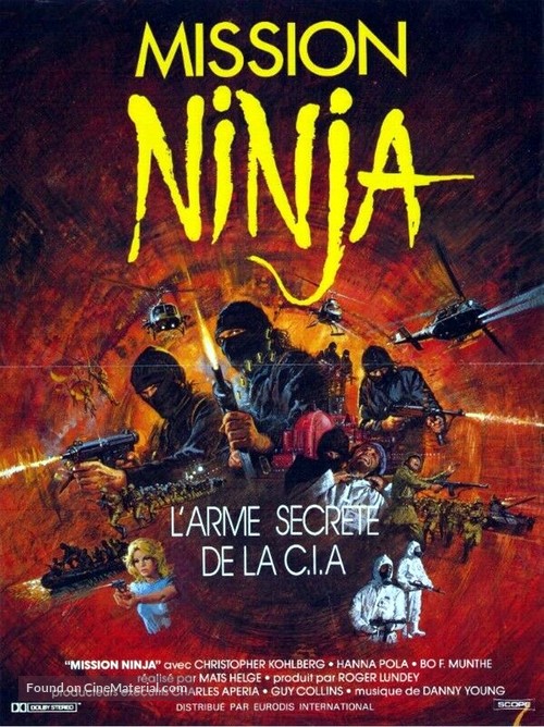 The Ninja Mission - French Movie Poster