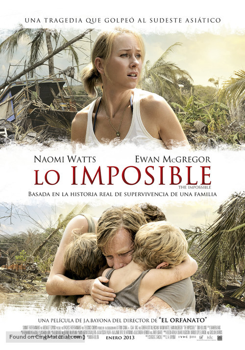 Lo imposible - Chilean Movie Poster