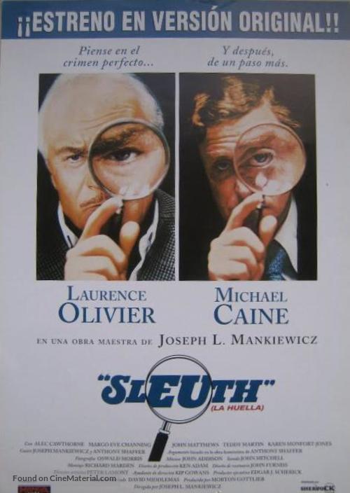 Sleuth - Spanish Movie Poster