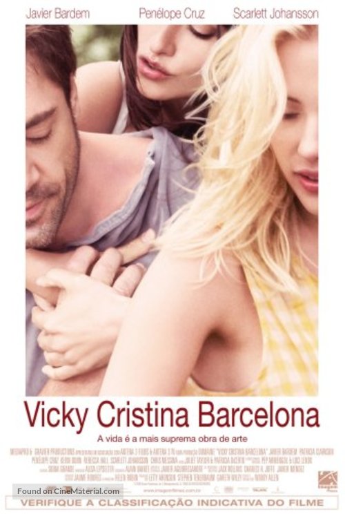 Vicky Cristina Barcelona - Brazilian Movie Poster