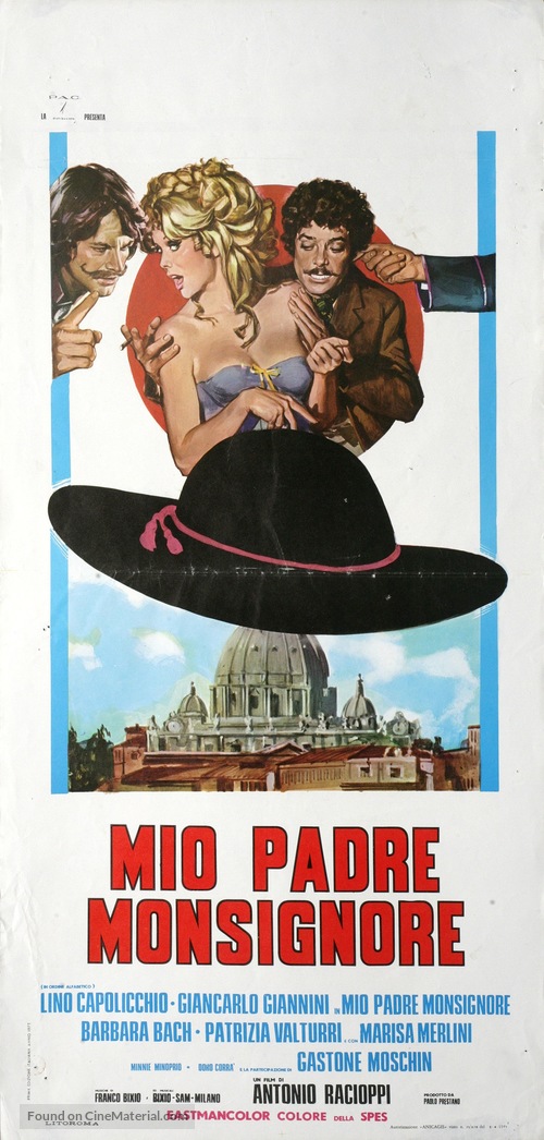 Mio padre Monsignore - Italian Movie Poster