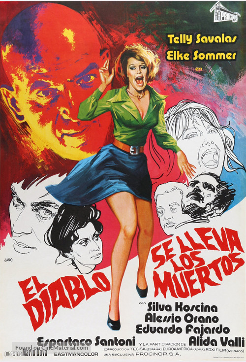 Lisa e il diavolo - Spanish Movie Poster