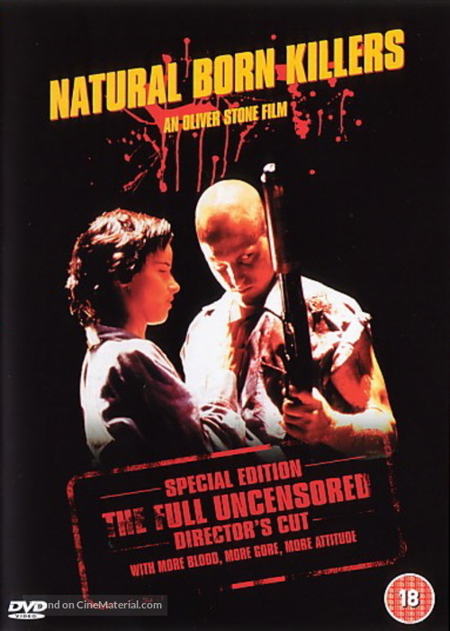 Natural Born Killers - British DVD movie cover