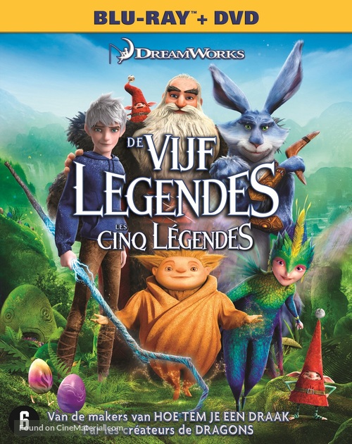 Rise of the Guardians - Belgian Blu-Ray movie cover