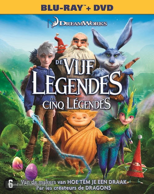 Rise of the Guardians - Belgian Blu-Ray movie cover