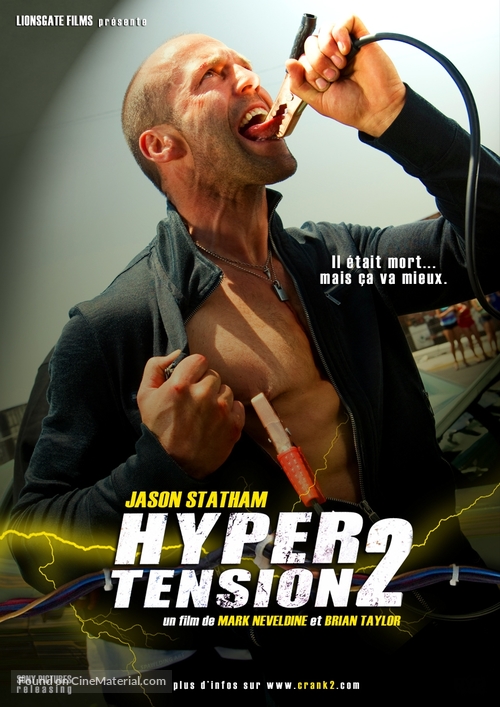 Crank: High Voltage - French Movie Poster