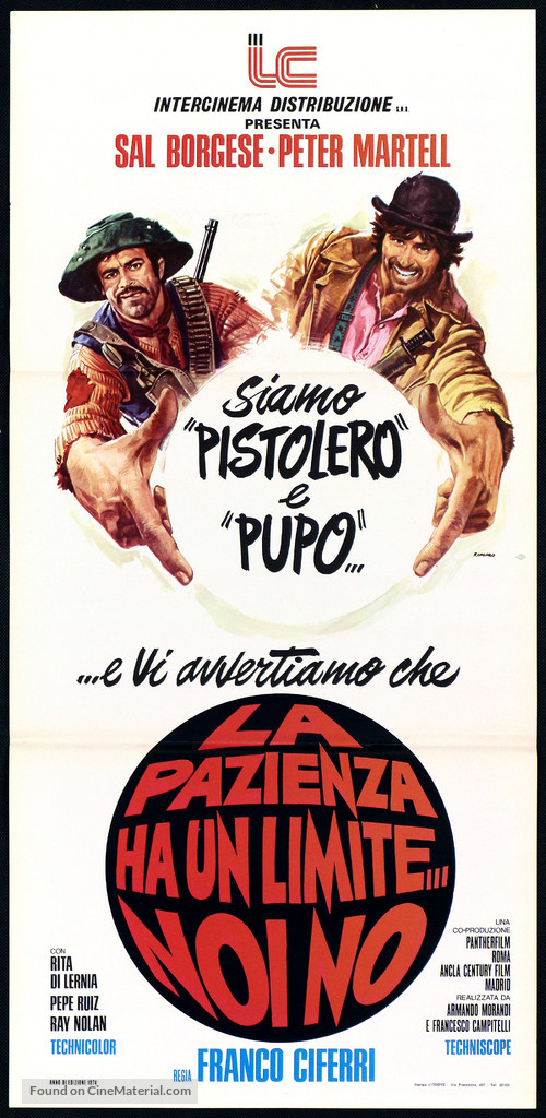 La pazienza ha un limite... noi no! - Italian Movie Poster