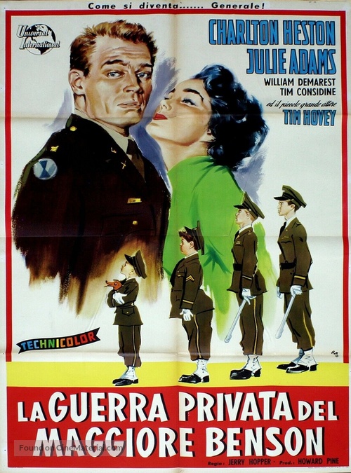 The Private War of Major Benson - Italian Movie Poster