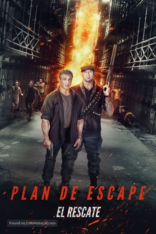 Escape Plan: The Extractors - Argentinian Movie Cover