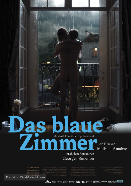 La chambre bleue - German Theatrical movie poster