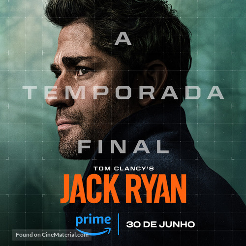 &quot;Tom Clancy&#039;s Jack Ryan&quot; - Brazilian Movie Poster