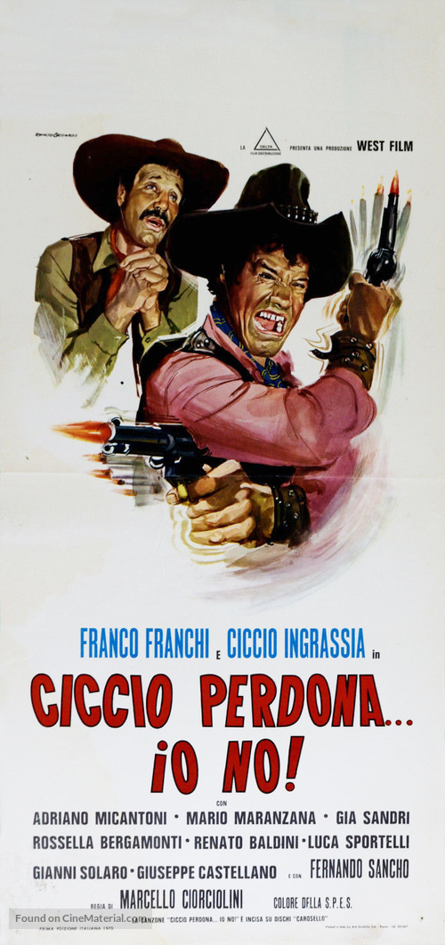 Ciccio perdona... Io no! - Italian Movie Poster