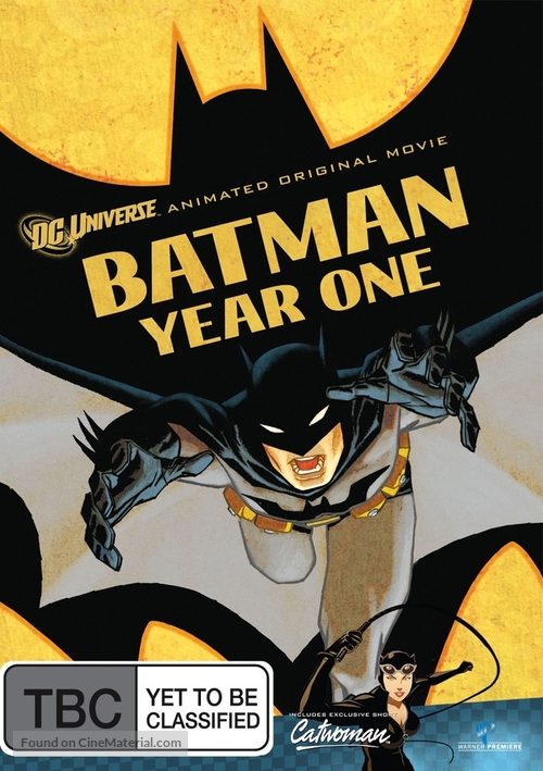 Batman: Year One - New Zealand DVD movie cover