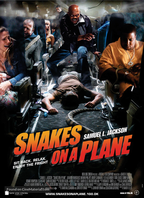 Snakes on a Plane - Danish Movie Poster
