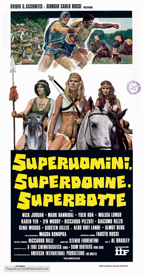 Superuomini, superdonne, superbotte - Italian Movie Poster