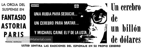Billion Dollar Brain - Spanish Movie Poster