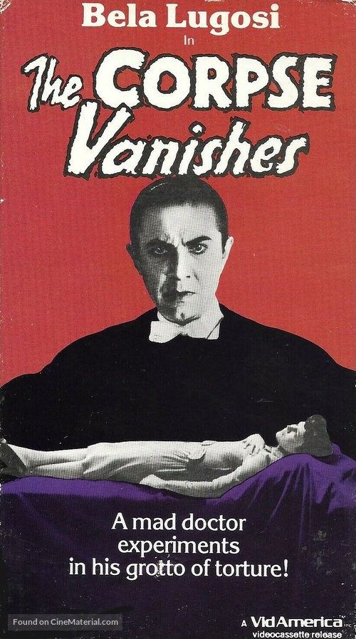The Corpse Vanishes - VHS movie cover