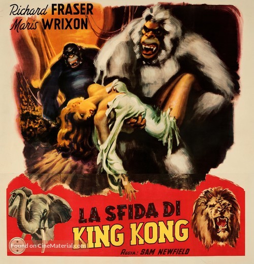 White Pongo - Italian Movie Poster