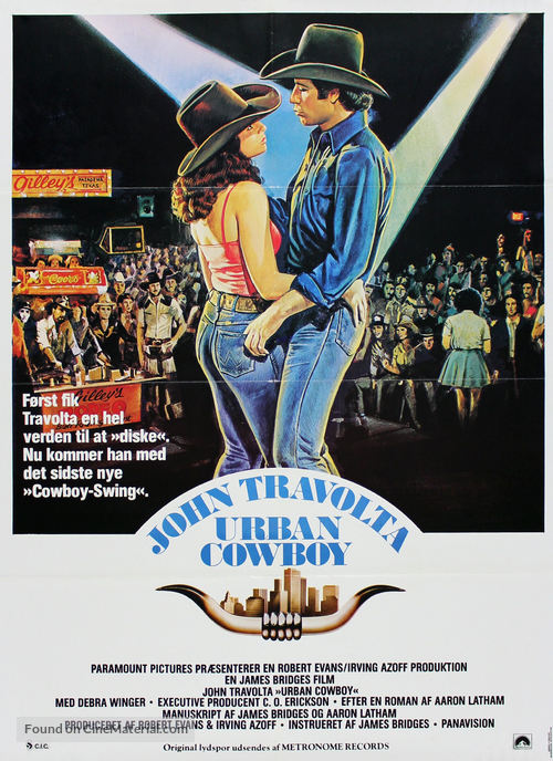 Urban Cowboy - German Movie Poster