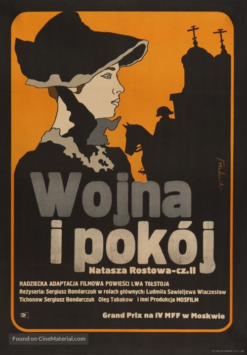 Voyna i mir II: Natasha Rostova - Polish Movie Poster