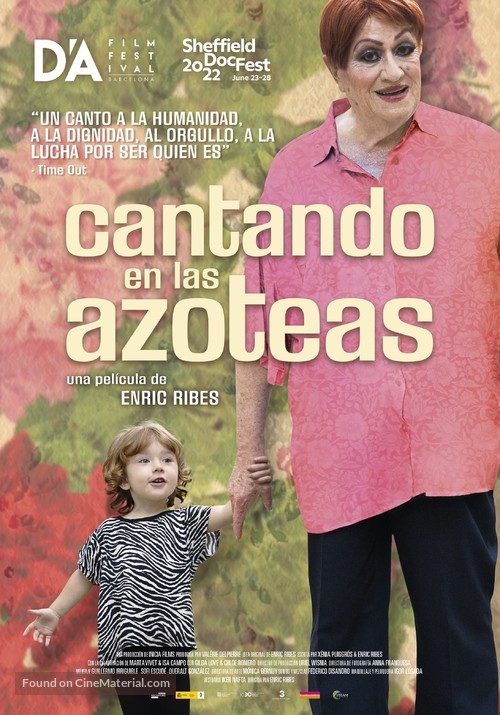 Cantando en las azoteas - Spanish Movie Poster