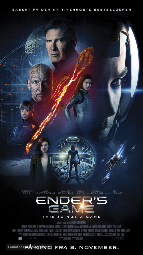 Ender&#039;s Game - Norwegian Movie Poster