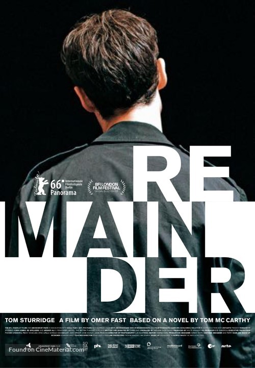 Remainder - German Movie Poster