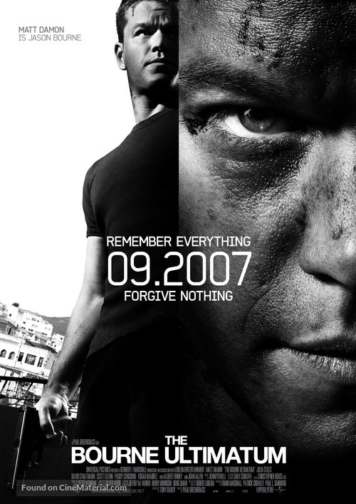 The Bourne Ultimatum - Swedish Movie Poster