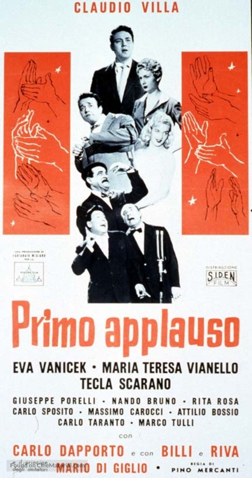 Primo applauso - Italian Movie Poster