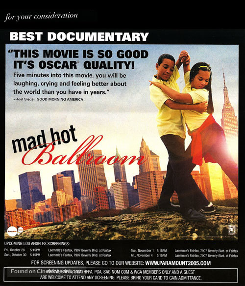 Mad Hot Ballroom - poster