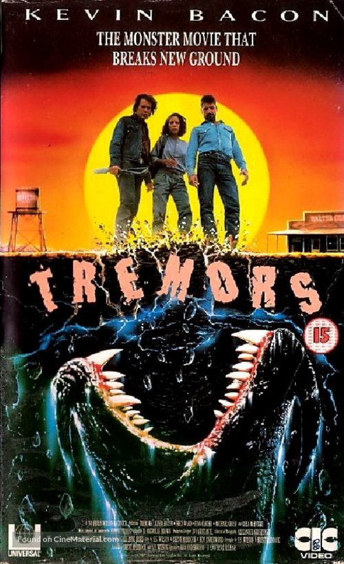 Tremors - British VHS movie cover