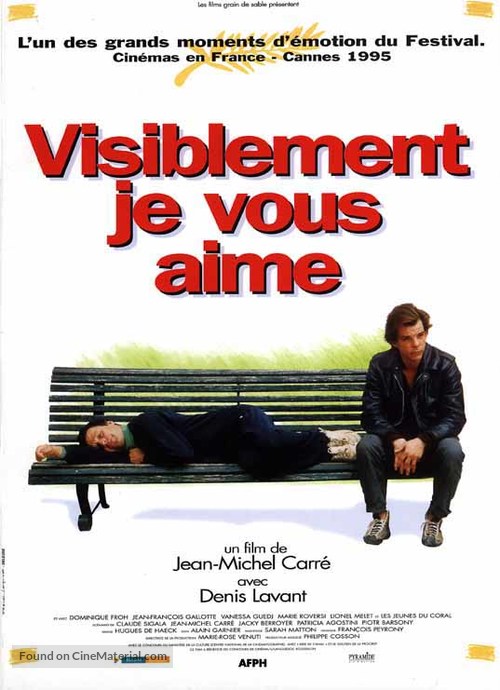 Visiblement je vous aime - French Movie Poster