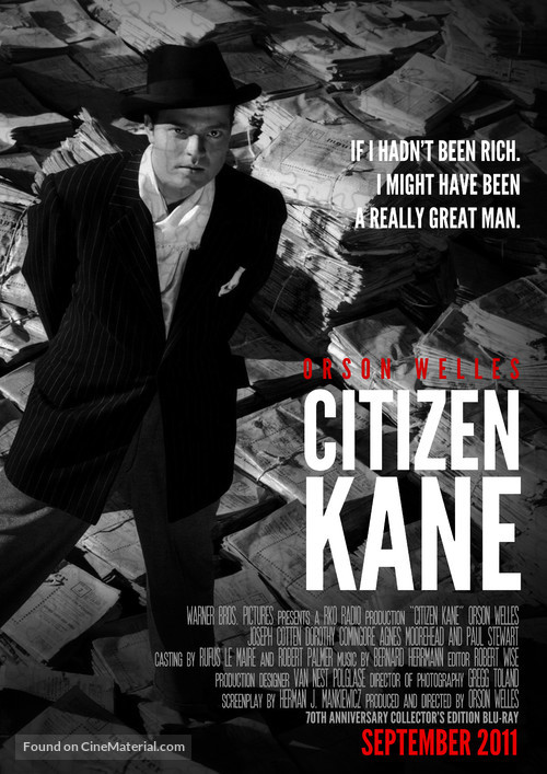 Citizen Kane - Video release movie poster