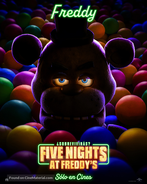 Five Nights at Freddy&#039;s - Mexican Movie Poster